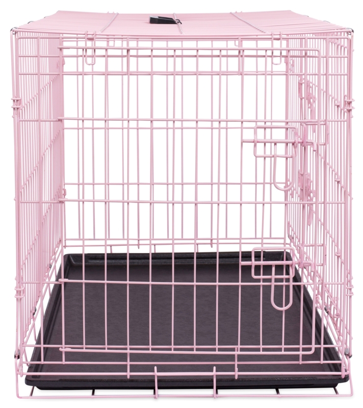 Abrams Medium Internet's Best Steel Foldable Wire Dog Pet Crate