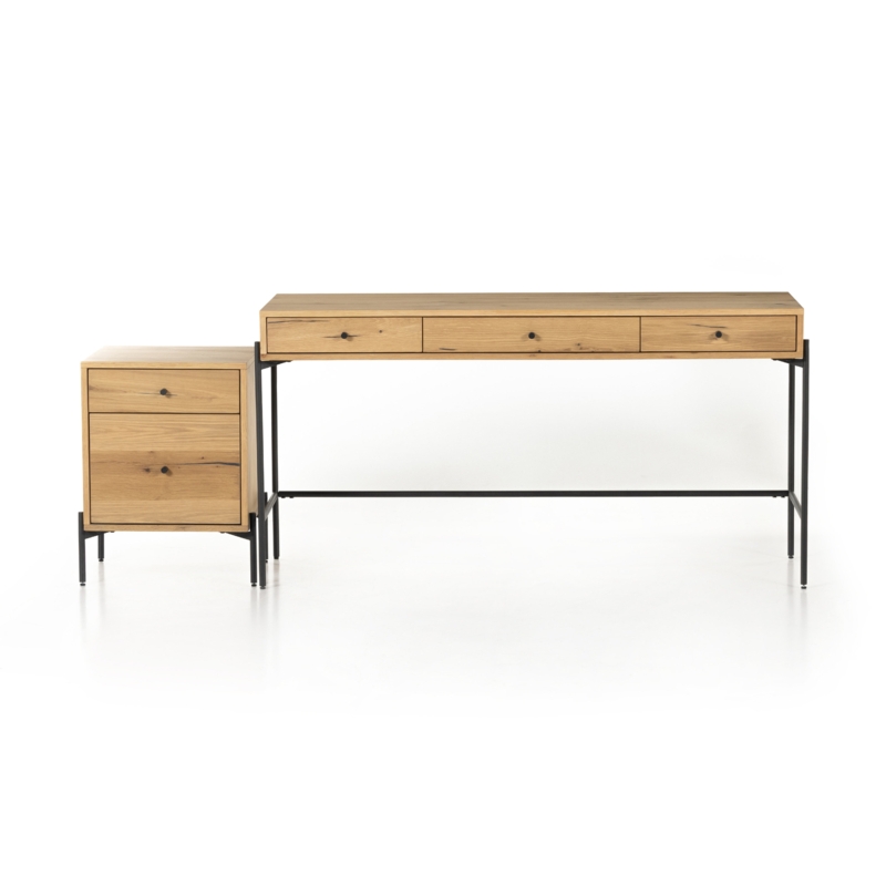 Aceton Solid Wood Top Writing Desk