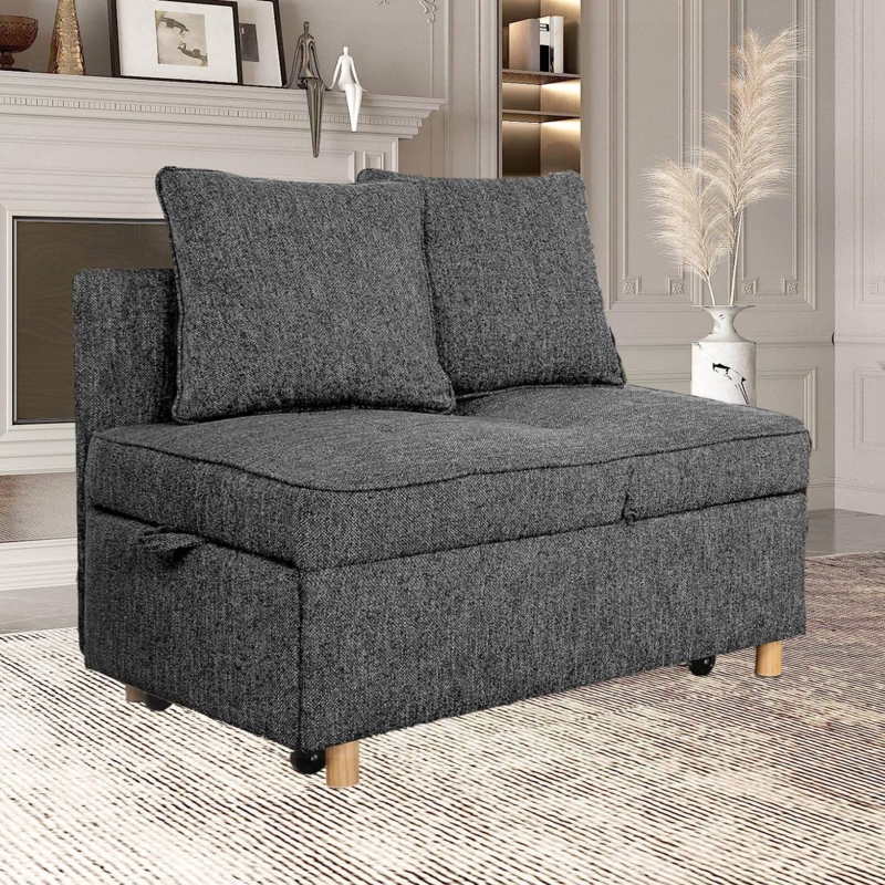 Acklen 70.8'' Upholstered Reclining Sleeper Sofa