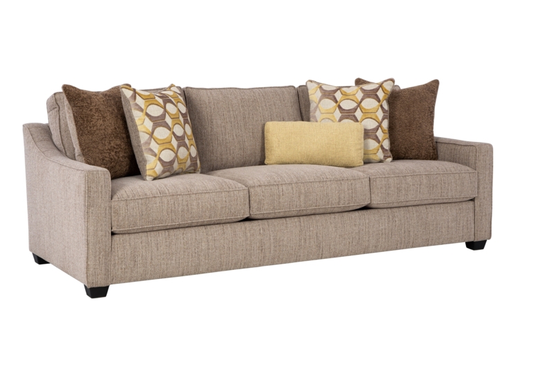 Adbert 96" Tuxedo Arm Sofa with Reversible Cushions