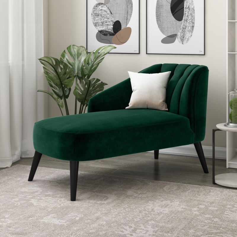 Alaina Upholstered Chaise Lounge