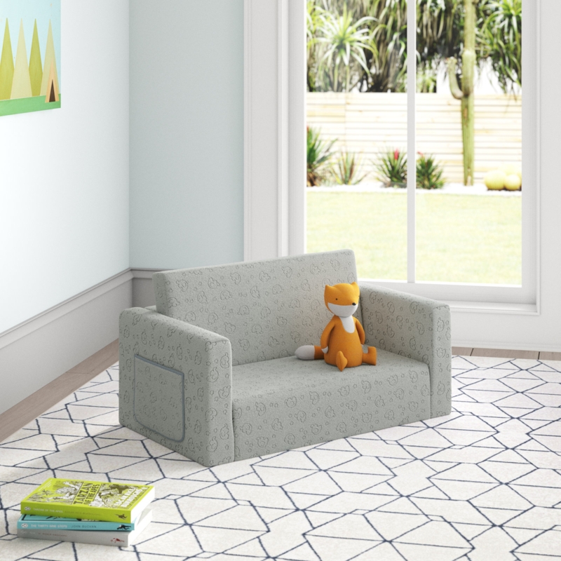 Alexandrea Kids 5.5'' Sleeper Sofa/Sectional and Ottoman