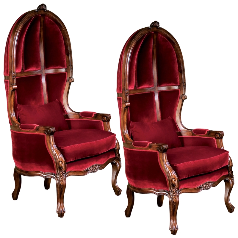 Alfredo Victorian Balloon Chair (Set of 2)