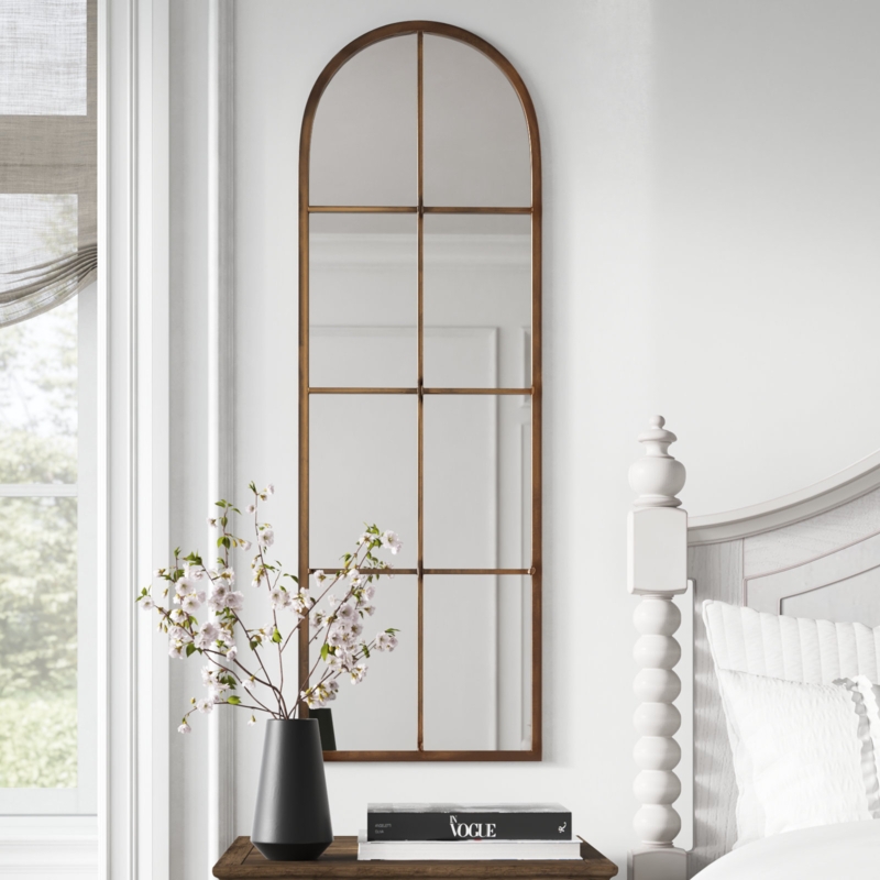 Alison Metal Arch Wall Mirror
