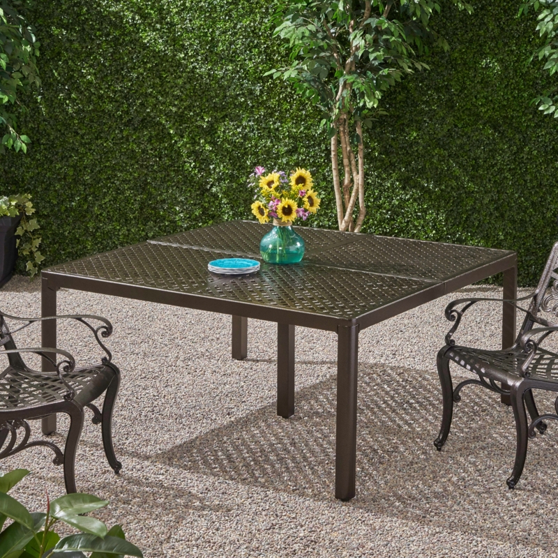 Alletha Cast Aluminum Dining Table