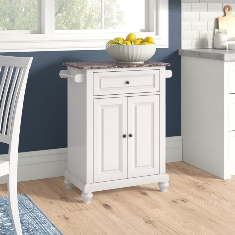 Altonio Marble Kitchen Cart