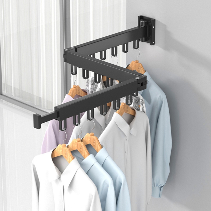 Aluminum Foldable Wall-Mounted Drying Rack