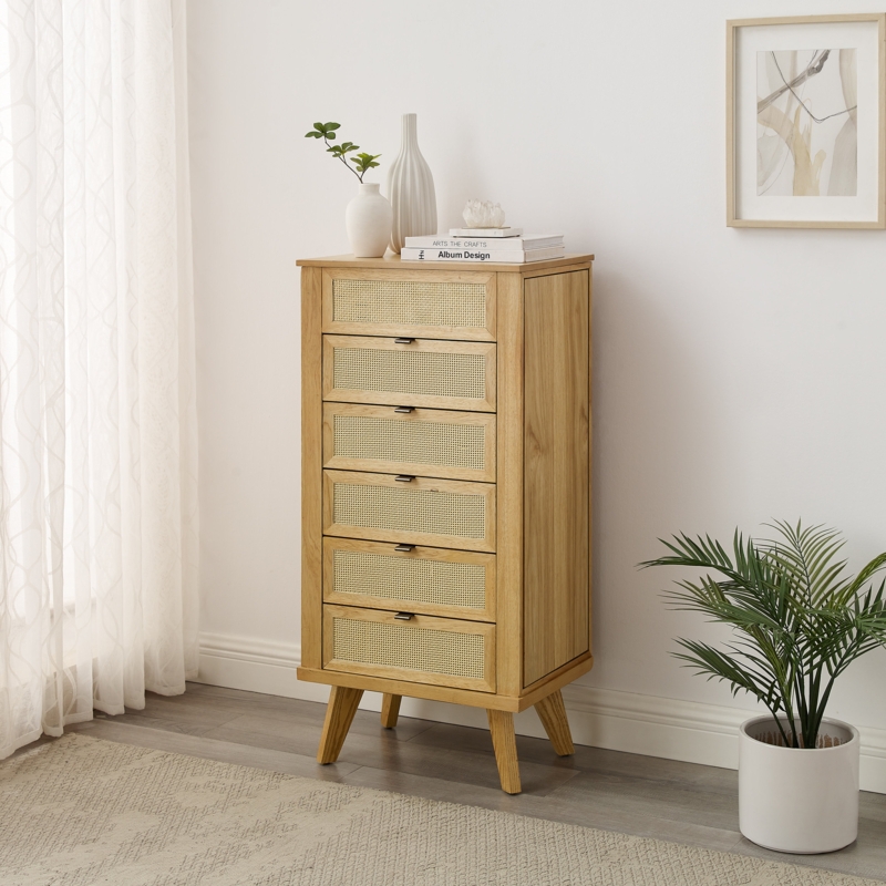 Amani 20'' Wide Free-Standing Jewelry Armoire