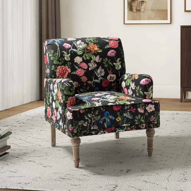 Anacelis 28.7" Wide Polyester Armchair