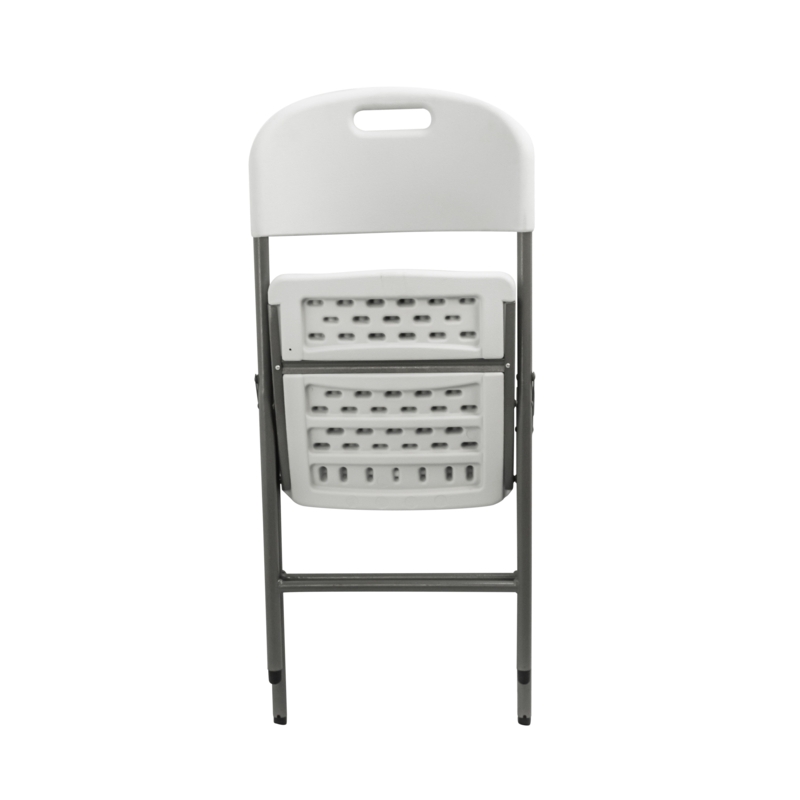 Aniston Heavy Capacity Commercial Event Party Dining Plastic Resin Seat Stackable Folding Chairs (Set of 4)