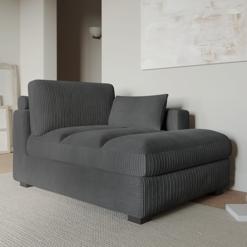 Antinique Upholstered Chaise Lounge