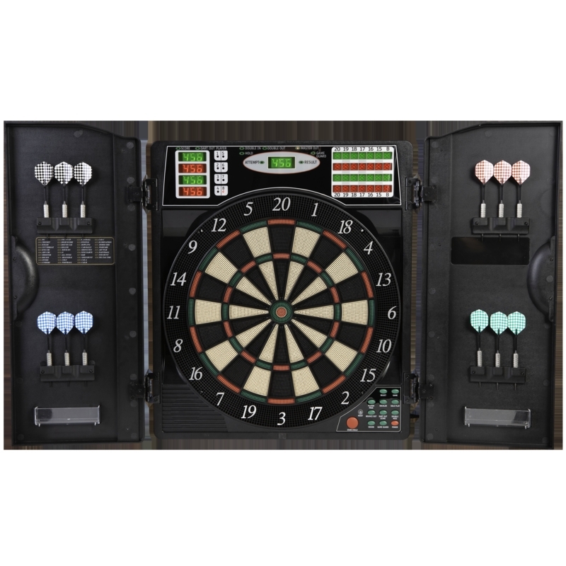 Arachnid Titanium 5400 Electronic Dartboard And Cabinet