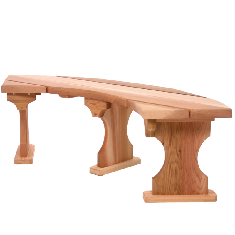 Ardoin Quarter Round Backless Bench