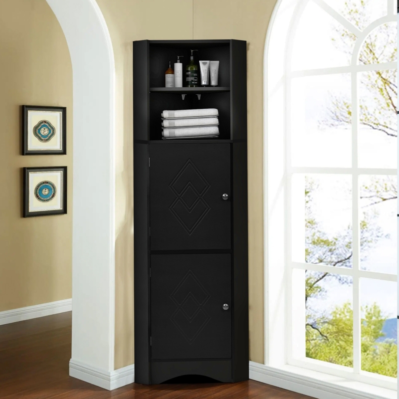 Aristil Freestanding Linen Cabinet