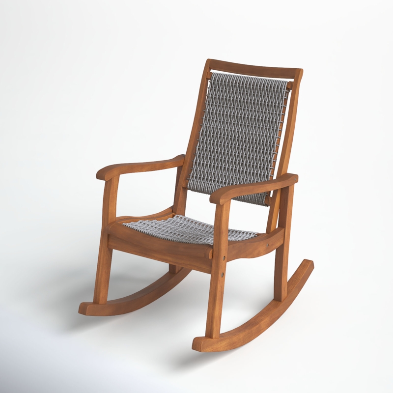 Arnot Wood Outdoor Rocker Chair