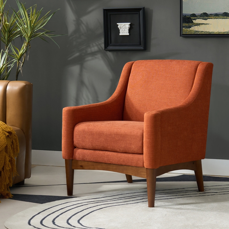 Arshanti Armchair With Solid Wood Legs