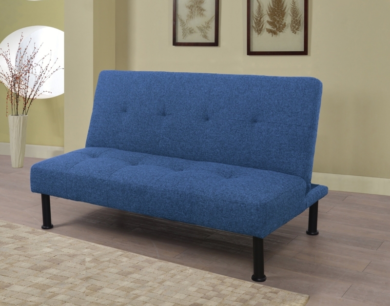 Asher 64" Wide Futons Flexibly Convertible Couch To Bed