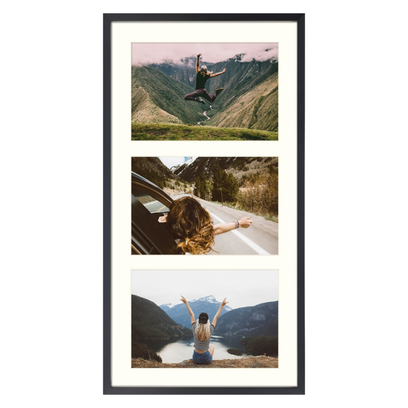 Ashyra Collage Picture Frame, Display Family Wedding Photos Horizontal or Vertical on The Wall