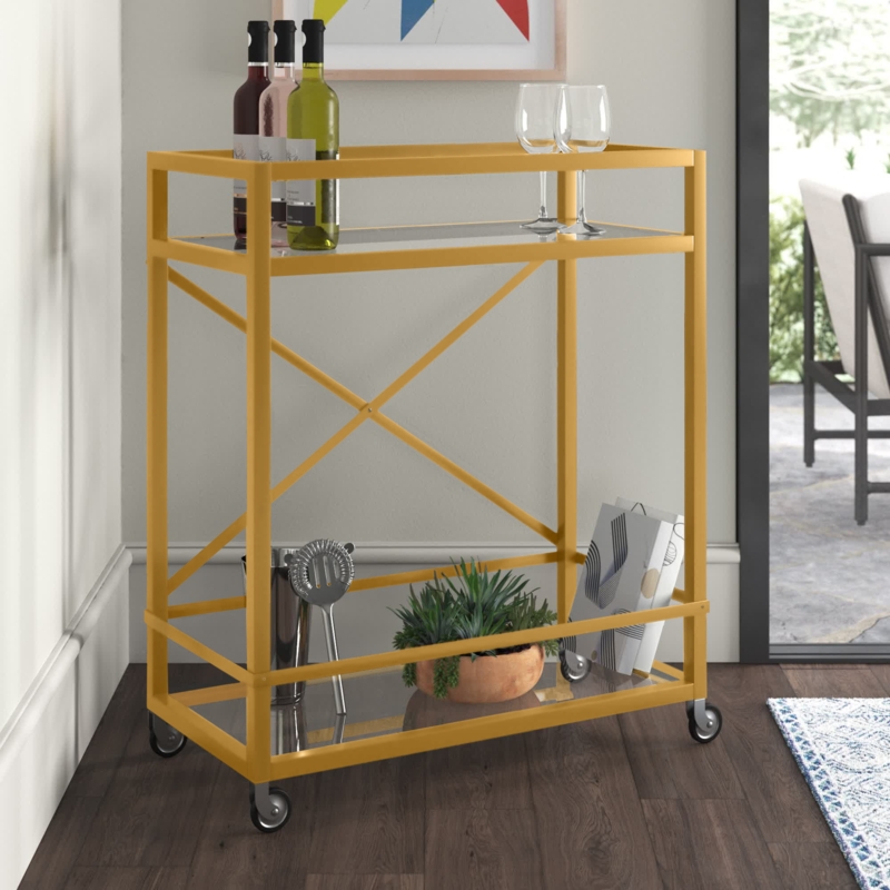 Atal Metal Bar Cart