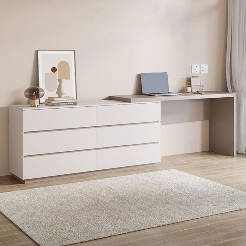 Atascosa Modern Home Office Expandable Dresser Desk Combo with Drawers | Foter Atascosa Modern Home Office Expandable Dresser Desk Combo with Drawers | Foter