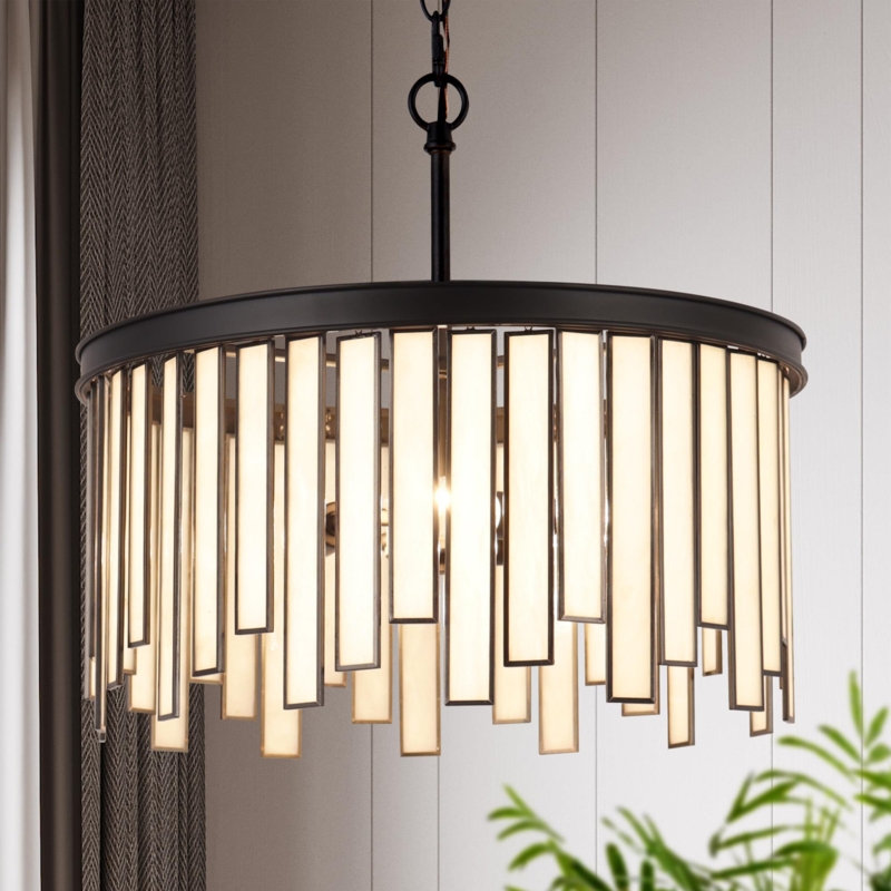 Atchison 3 - Light Dimmable Drum Chandelier