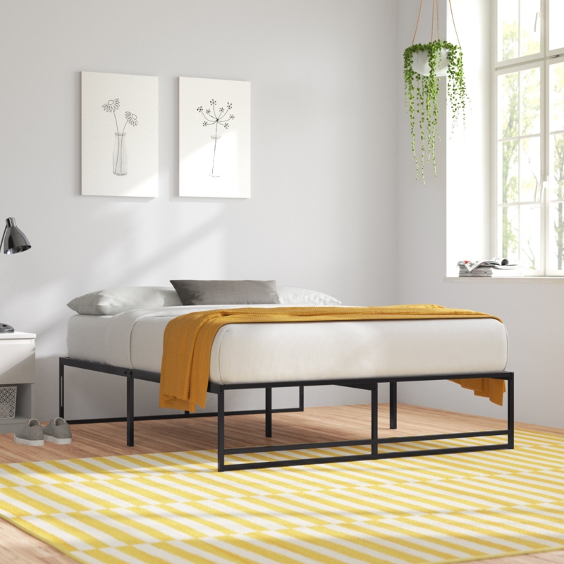 Aula 14'' Storage Metal Platform Bed