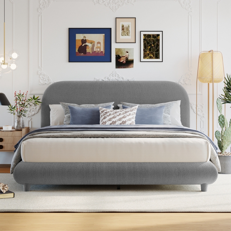 Aunika Upholstered Platform Bed