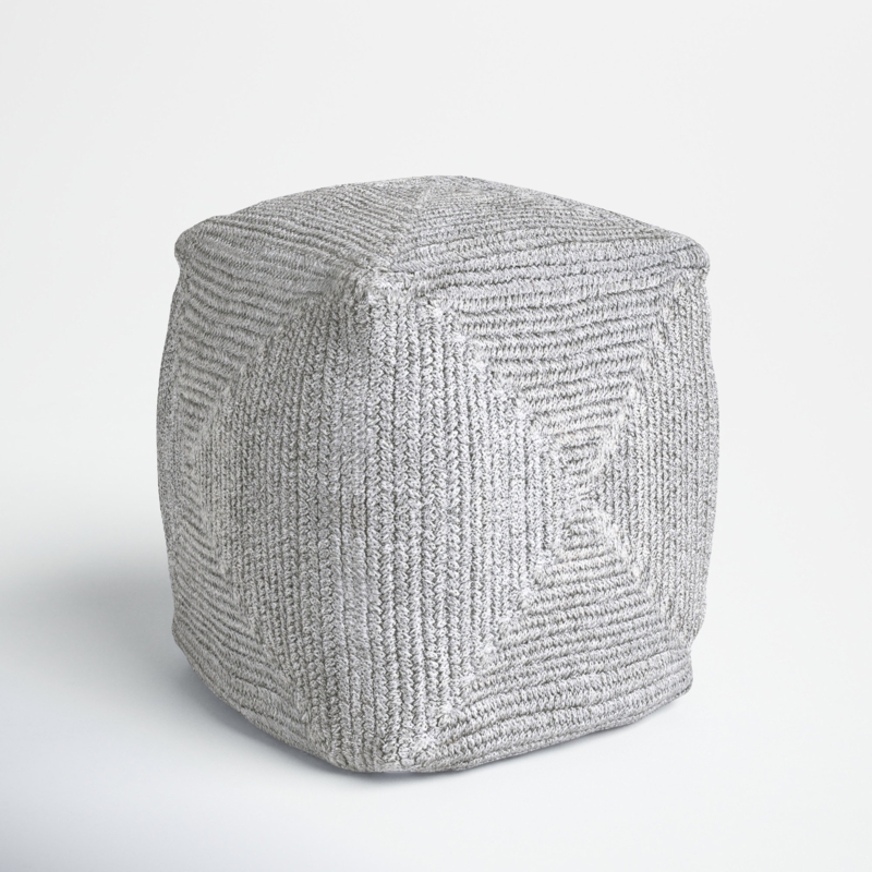 Aurelia Outdoor Ottoman with Sunbrella Cushion