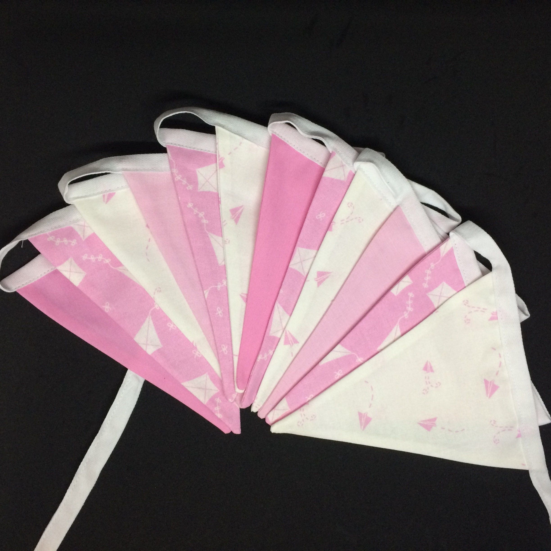 Baby Girl's Bunting, Nursery Bunting, girls bedroom bunting, Sustainable decoration, reusable decoration, pink, it's a girl, baby shower