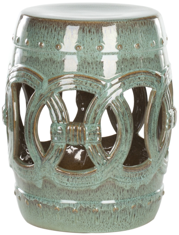 Bartlesville Ceramic Accent Stool