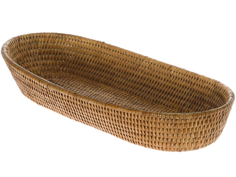 Beachcrest Home Everard Bamboo Bread Basket