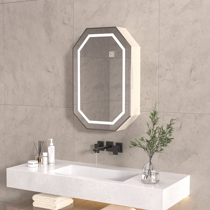 Bergess LED Light Mirror Medicine Cabinet
