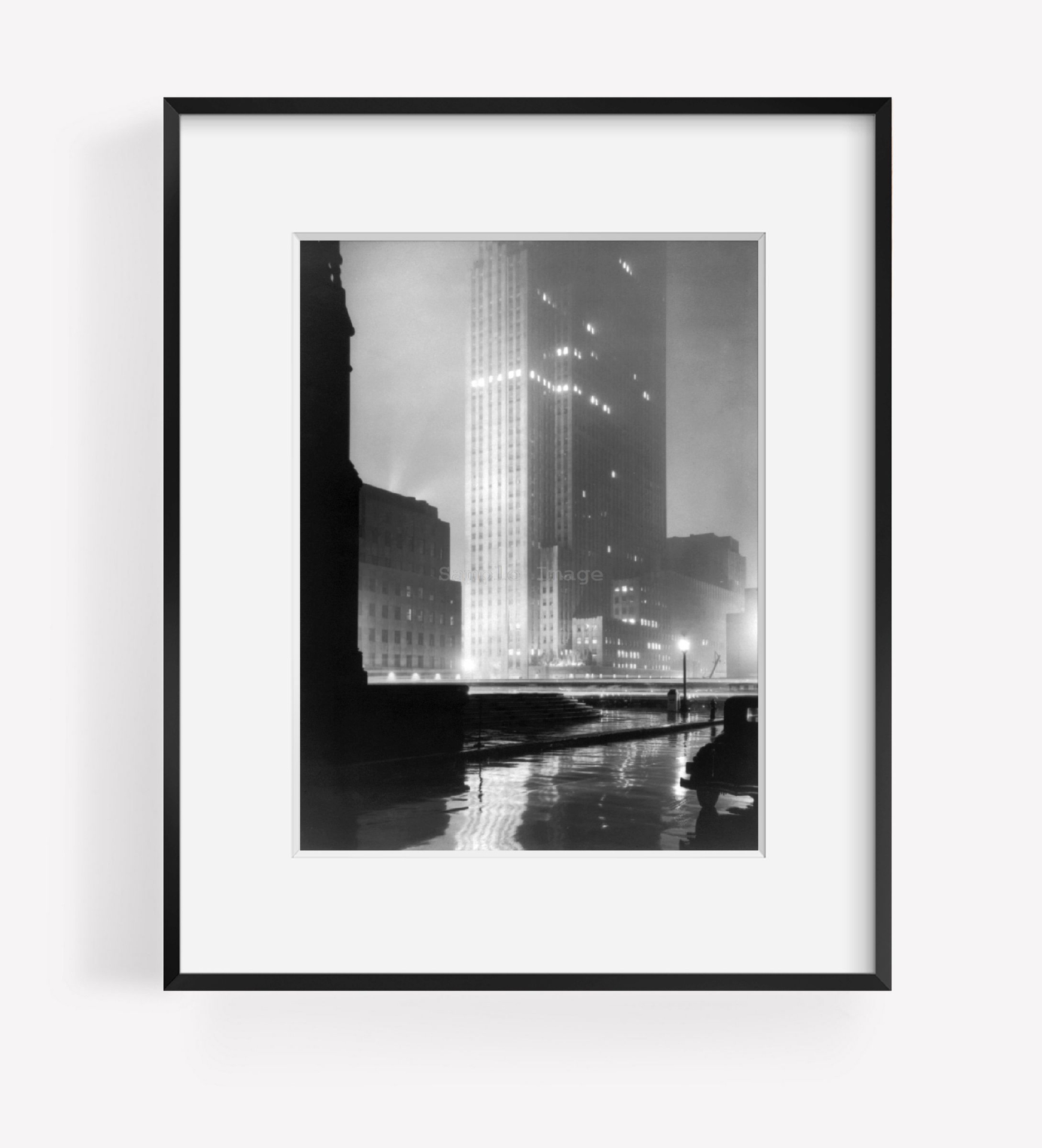 between 1935 and 1940 photograph of Rockefeller Plaza(?), N.Y.C.
