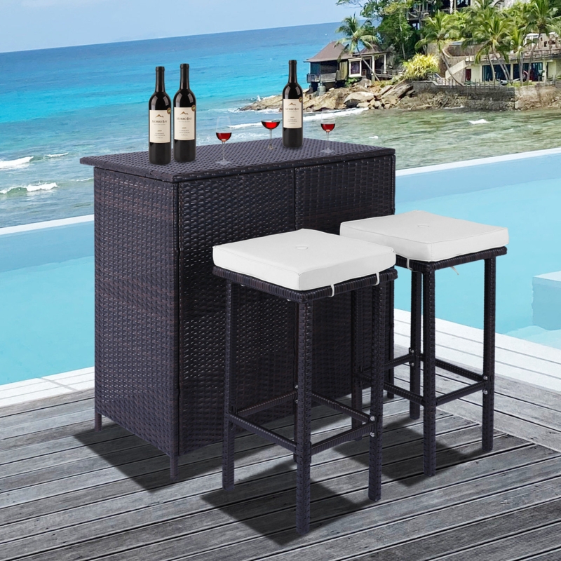 Birger Bar Set with Stools