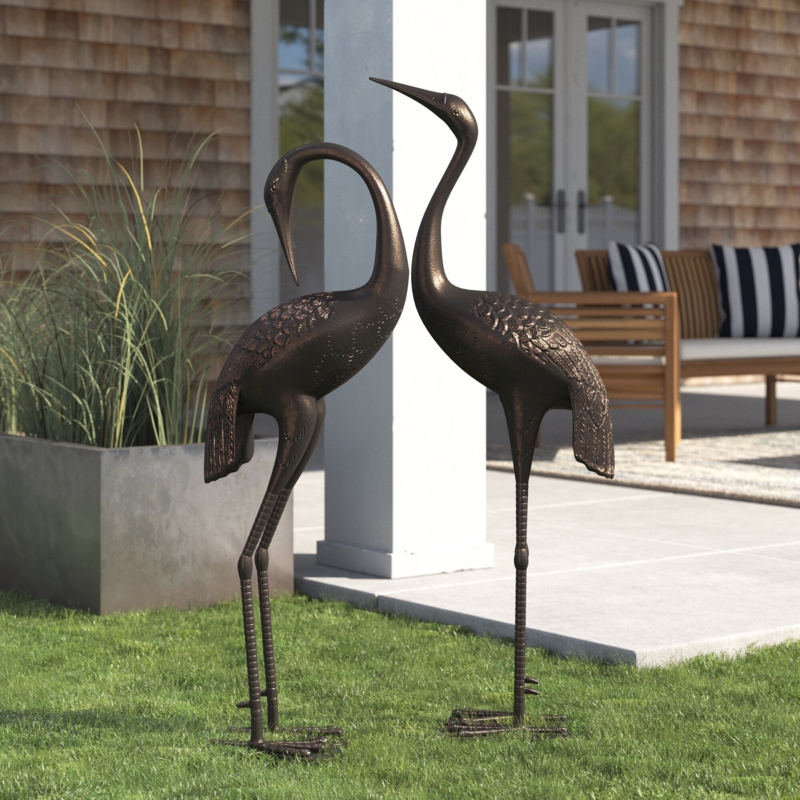 Birkenhead Bird Animals Metal Garden Statue