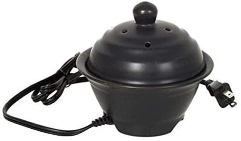 Black Electric Liquid Potpourri Pot Ceramic Warmer