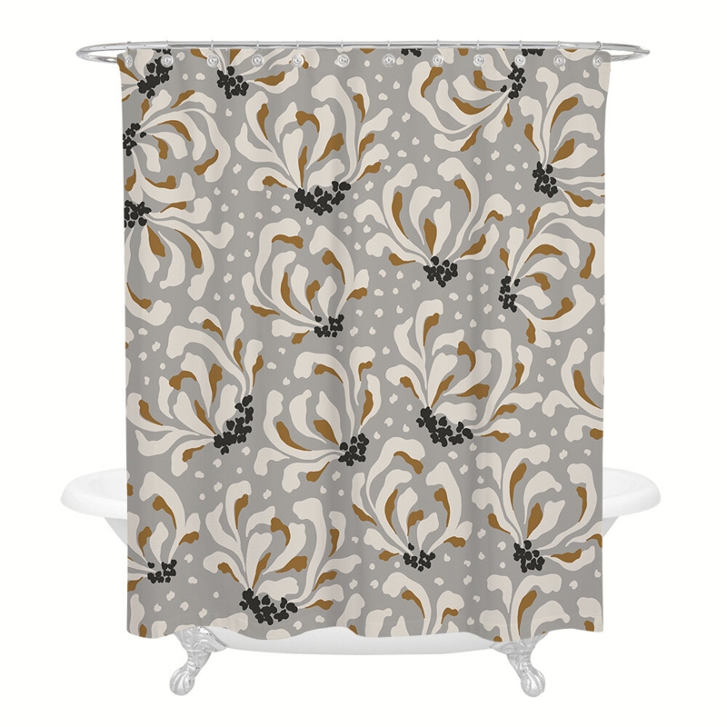 Bledian Floral Shower Curtain