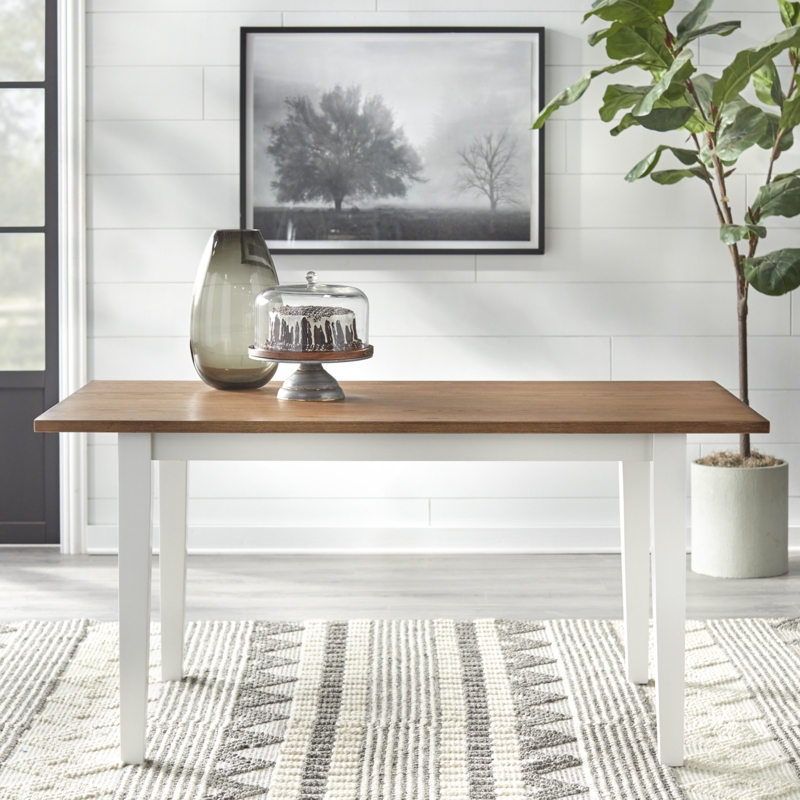 Bluefield Solid Wood Base Dining Table