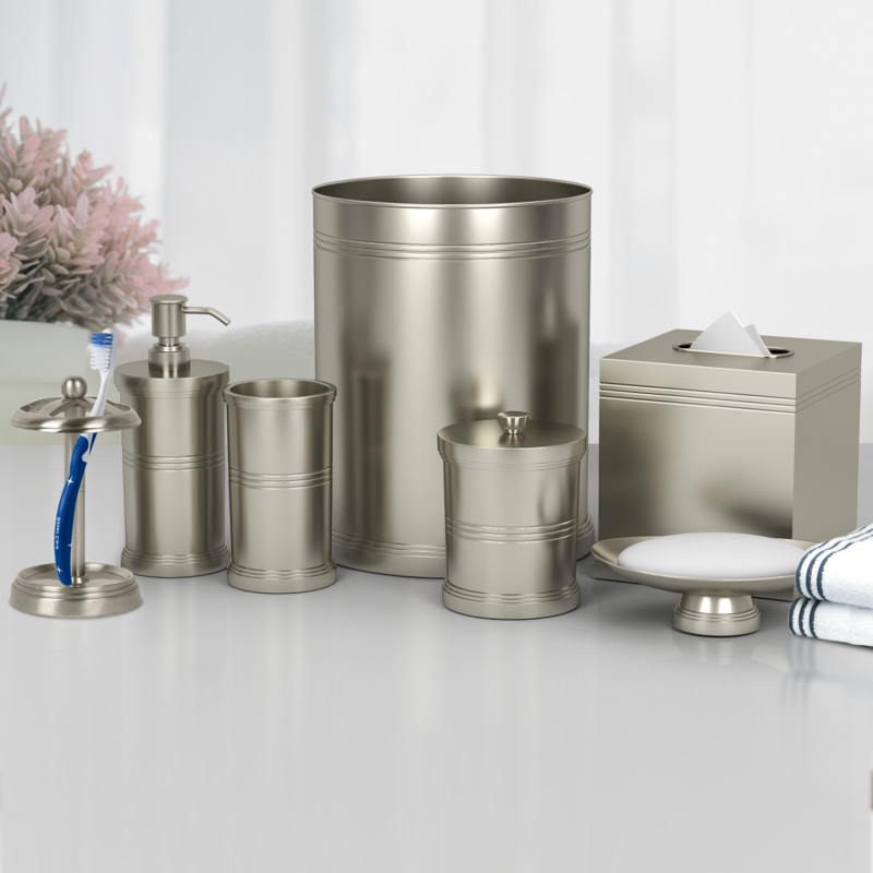 Braeside Stainless Steel 7 Piece Bathroom Accessory Set
