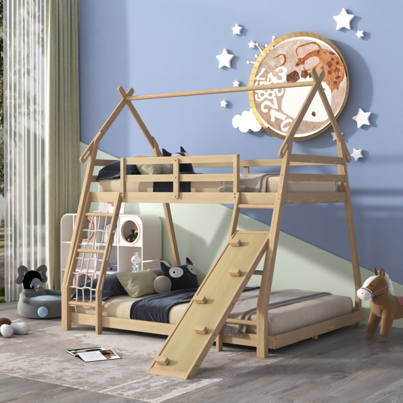 Bragenham Twin over Queen Standard Bunk Bed by Harper Orchard