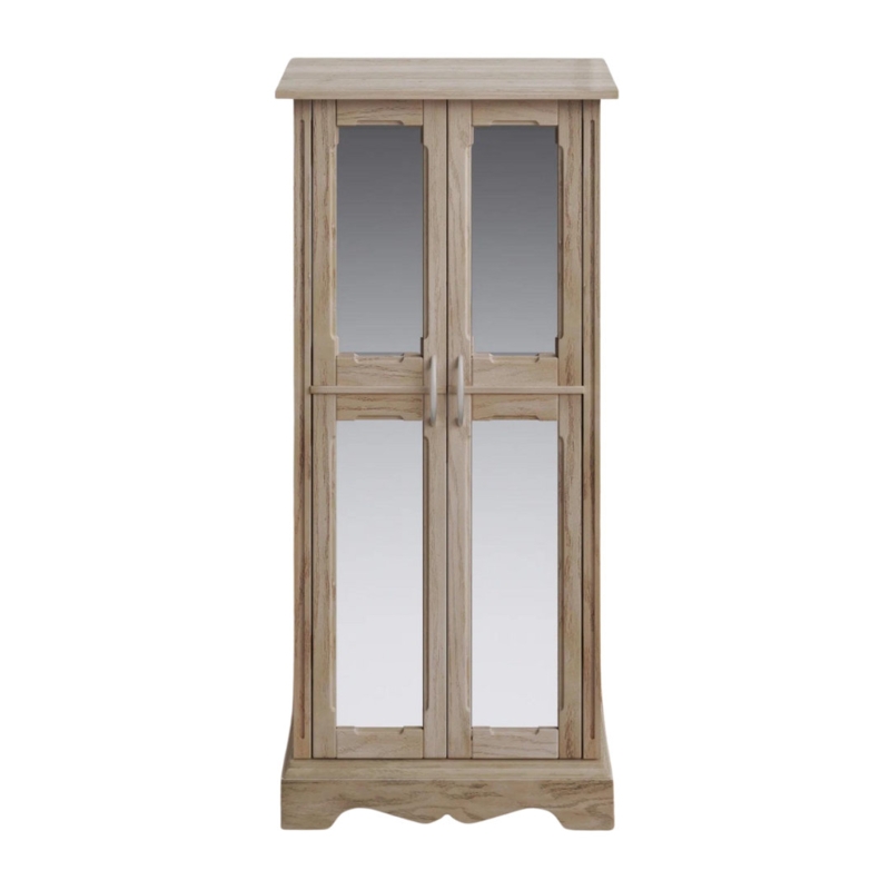 Brendaliz 19'' Wide Freestanding Jewelry Armoire with Mirror