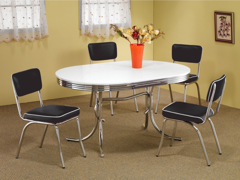 Brilliana 5 - Piece Double Pedestal Dining Set