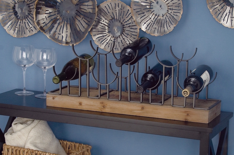 Briscoe 7 Bottle Tabletop Wine Bottle Rack