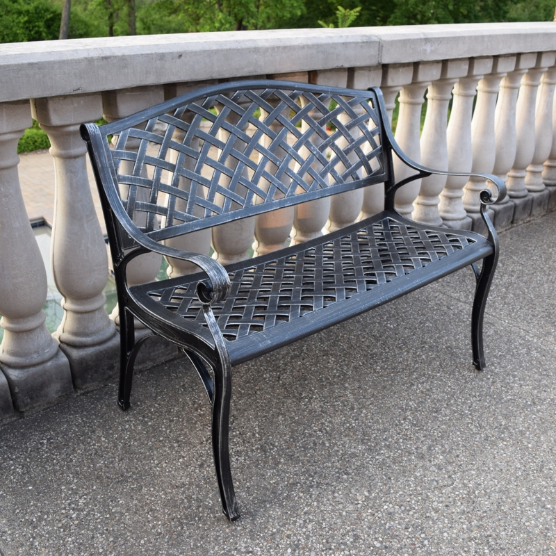 Burgos Metal Outdoor Bench