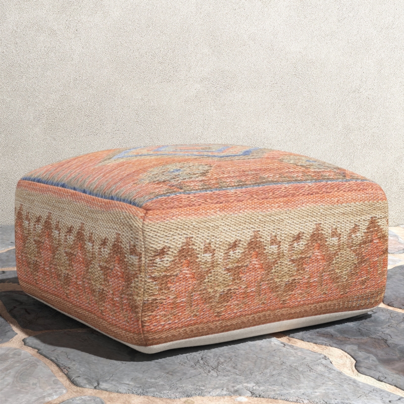 Cadriet Outdoor Ottoman with Sunbrella Cushion
