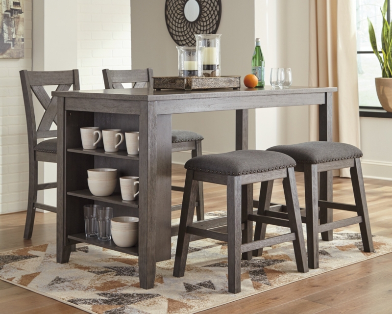 Caitbrook Counter Height Dining Table And 4 Barstools
