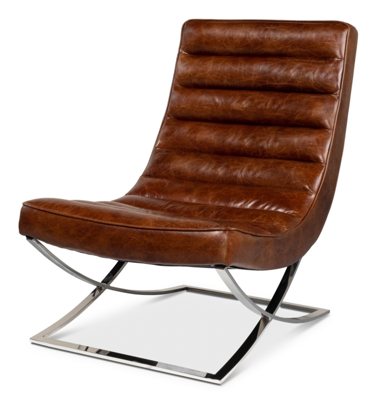 Cassino Leather Accent Chair