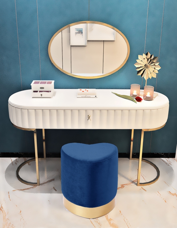 Cei Velvet Pouf