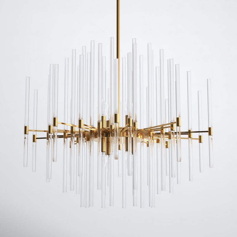 Chadley 8 - Light Dimmable Geometric Chandelier