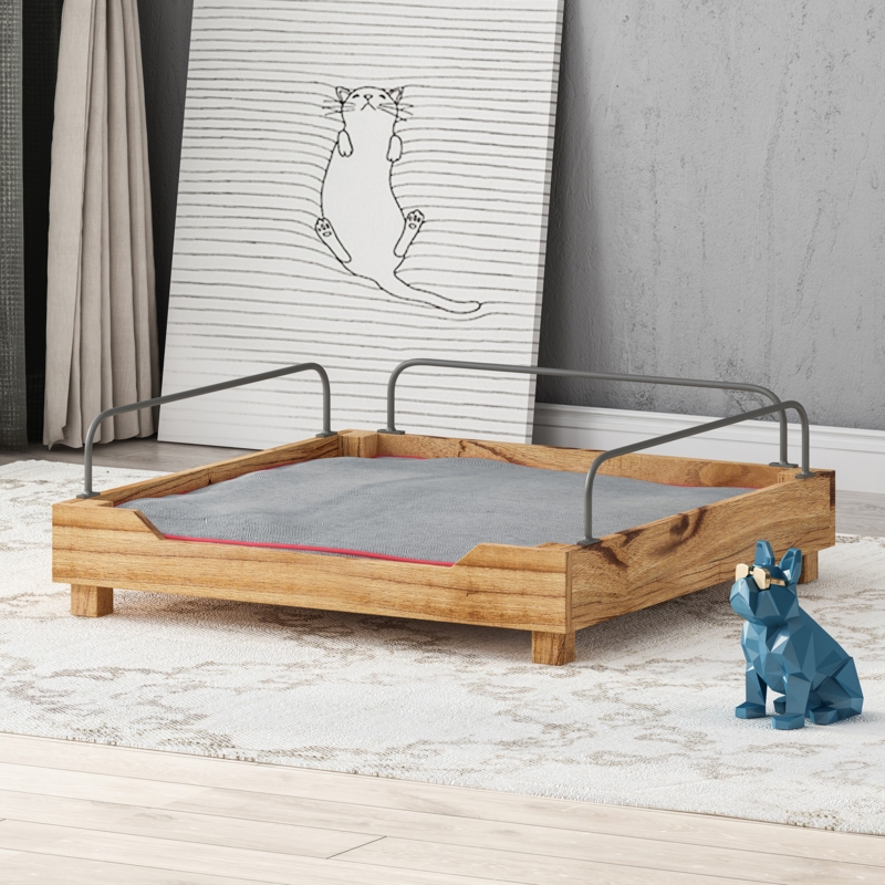 Chambless Wooden Small Dog Sofa